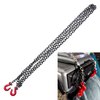 ShareGoo Mini Metal Trailer Chain with Tow Hook Decoration Accessories Compatible with Axial SCX10 HSP 94180 RC4WD D90 Traxxas TRX4 CC01 1/10 RC Crawle (Black)