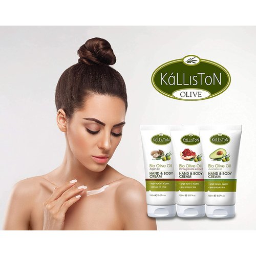 Kalliston, Organic Olive Oil & Aloe Vera Lotion, Body & Face Cream, After Sun Balsam, Greece, 5.07 oz Each, Pack of 2, 150ml