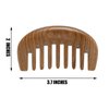 Moreinday Comb Wide Tooth Comb Wooden Comb Scalp Comb Detangling Comb Hair Comb for Women Men Green Sandalwood Comb