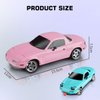 SVERTIBO LD1804 1/18 Scale RC Drift Car, Mini Mazda MX-5 RC Model Car 2.4GHz RWD Miata RC Vehicles with Gyro for LED Lights for Adults Hobby Toys