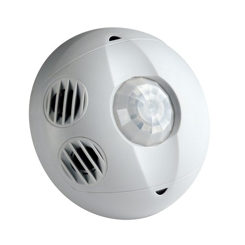 Leviton OSC05-M0W Ceiling Mount Occupancy Sensor, Multi-Technology, 180 Degree, 500 sq. ft. Coverage, Self-Adjusting, White, Image