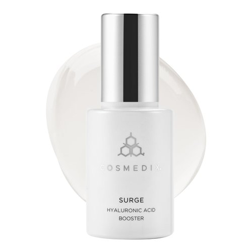 COSMEDIX Surge Hyaluronic Acid Booster for Face - Ultra Hydrating Face Serum with Vitamin C & Niacinamide Softens, Brightens & Moisturizes Skin - Facial Skin Care Product for Fine Lines & Wrinkles
