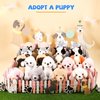 Niceup 20Pcs 4.5in Kids Mini Stuffed Dogs Puppies Bulk Adopt Puppy Pet Pawty Party Favors Small Plush Animals Cute Little Paw Pup Soft Plush Toys Doll for Blue Puppy Birthday Party