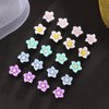 Paderison 20Pcs Mini Flower Hair Clips for Women Girls Small Lily Hair Pins Wedding Hair Accessories Bridal Snap Clips Tiny Cute Metal Barrettes Decorative Bridesmaid