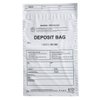 USPACKSMART Opaque Plastic Deposit Bags 9"x12" | Secure Bank Deposits, Cash Handling or Safe Currency Transportation | Sequential Barcodes | Tamper-Evident | Tear-Off Receipt for Security | 100-Pack
