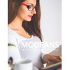 MODFANS Reading Glasses Men Women 1.0 Strength Readers Eyeglasses Square Matte Comfort Feel Spring Hinge 3 Pack Mix Color Black Red Blue