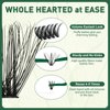 Lash Clusters 320Pcs Eyelash Clusters KEYYOU 60D D Curl 9-18MIX Clusters Lashes Thick Super Soft Wispy DIY Eyelash Extension at Home(60D-D,9-18MIX)