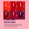 Beetles Red Gel Nail Polish Set - 6 Colors Bloody Mary Collection Popular Shimmer Red Burgundy Gel Polish Kit Nail Art Design Soak Off Uv LED Gel Nail Kit Minicure DIY Home Gifts for Mom