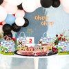 Brattol 16 Pcs Chugga Chugga Two Two Birthday Party Bags Train Theme Design - Ideal Train Birthday Decorations & Party Supplies for Two Years Old Baby’s Celebrations, Precious Mothers
