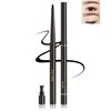 Black Gel Eyeliner for Mature Women,Waterproof Smudge-proof Gel Eyeliner Pencil Long Lasting 24H Retractable Eyeliner Matte Cream Eye Makeup Pen with Sharpener Eye Liner for Older Women Sensitive Eyes
