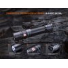 Fenix PD36R V2.0 1700 Lumen Rechargeable Flashlight, USB-C Tactical Duty Light with Battery, and LumenTac Organizer