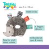 Taggies Heather Hedgehog Baby Rattle