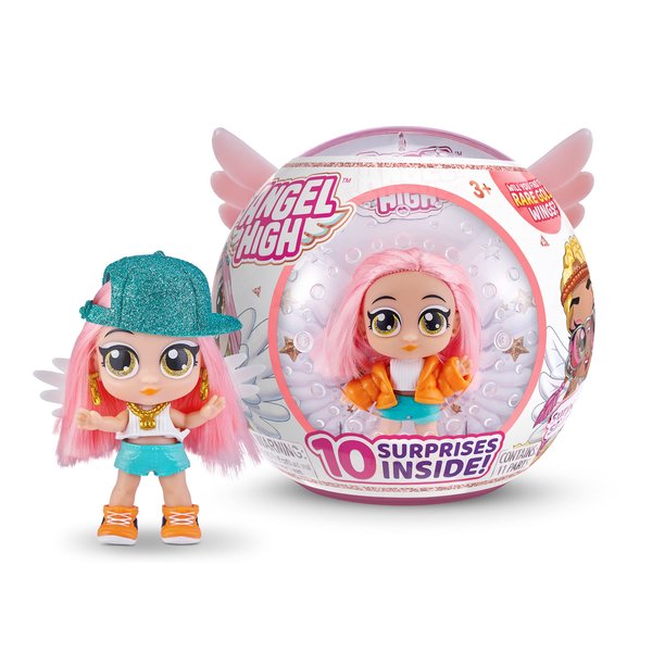 Itty Bitty Prettys Angel High Zesti-Beats Collectible Doll with 10 Surprise Accessories by ZURU