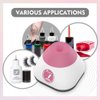 JOANLAB Lab Mini Vortex Mixer Vortex Shaker Salon Mixer, Nail Polish, Eyelash Adhesives, Paints, Permanent Makeup pigments, Tattoo Ink,Mix up to 50ml (Pink)