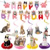 Coskingland Cat Birthday Party Decorations - 12PCS Cat Themed Birthday Party Decorations Supplies Cat Happy Birthday Banners Hanging Swirls Cute Cat Honeycomb Centerpieces Decor for Kids Girls