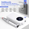 SAVILAND Electric Nail Drill Professional: 35000 RPM Acrylic Nail Drill Quick Removal Nail File with Drill Bits Sanding Bands for Nail Art Nail Care Manicure Pedicure Use Salon Home