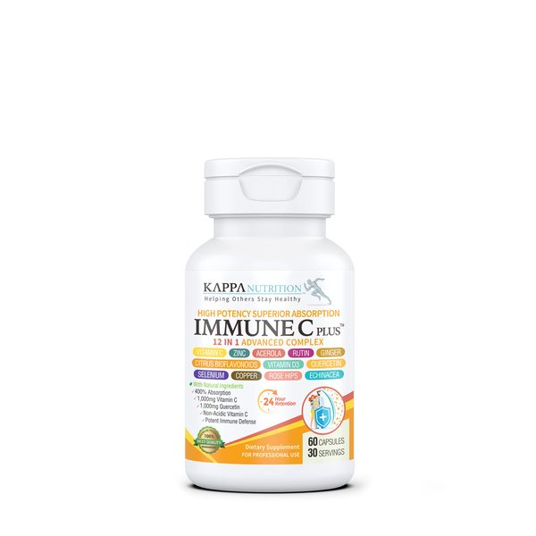 (120 Capsules), Quercetin 1,000mg, Vitamin C 1,000mg, Zinc 50mg, Vitamin D3 5,000iu, Selenium, Copper, Acerola, Ginger, Rutin, Bitter Orange, Rose Hips, Echinacea, Immune C Plus, 12 in 1 Immune C Plus