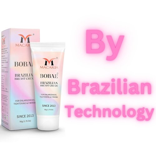 MACARIA Bobae Brazilian Breast Cream | Bust Tightening Shape & Size up Toning Cream Quick Growth Lifting & Firming Breast Enhancement Gel for bigger Boobs for Women enlargement cream for quick growth