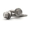 #10 Stainless Steel Hex Head Roofing Screws with Sealing Washer Self Drilling Stainless Steel Roofing Screws #10 x 2 inch Qty 100