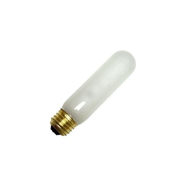 Bulbrite B25T10F 25-Watt Incandescent T10 120V Tubular Bulb, Frost - 2 Pack