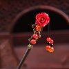 2 PACK Japanese Chinese Hair Stick Retro Wooden Hairpin,Flower Hair Chopsticks Handmade Wooden Hair Stick Classic Hair Chopstick Hair Pins for Long Hair