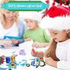 Civaner Christmas Crafts for Kids, Christmas Arts and Crafts DIY Christmas Tree Ornament Kit Make Your Own Christmas Craft Projects for Kids Ages 6-8 8-12, 4 Styles (24 Sets)