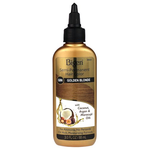 Bigen Semi Permanent Hair Color #GB6 Golden Blonde, 3 oz (Pack of 5)