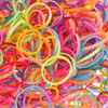 Hicarer Pack of 1000 Mini Rubber Bands Soft Elastic Bands for Kids Hair, Braids Hair, Wedding Hairstyle and More (Multicolor)