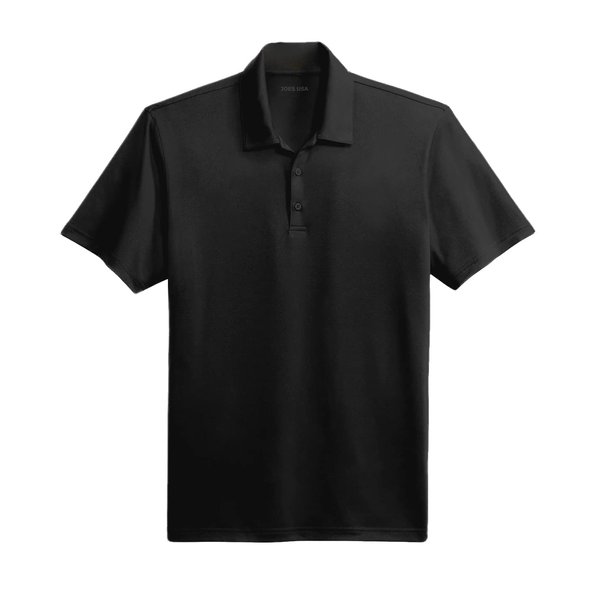 Joe's USA Men's Classic Polo Shirts - Big 8XL(67-69) - Black