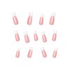 240Pcs White French long press on nails XL Fake Nail 10 Sizes extra long press on nails Glossy Nail Press Ons Full Cover, Acrylic Nail for Nail Extensions Professional Salon and Home DIY Nail Art