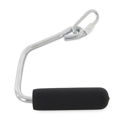 Total Gym Accessories Open Ended Chrome Grip Handles for Total Gym Home Workout Machines, Compatible for Supra, Electra, FIT, Black