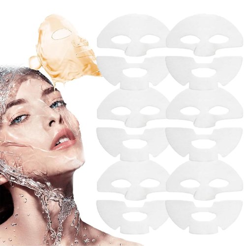 6Pcs Bio Collagen Face Mask Overnight, Skinqueen Bio-Collagen Deep Face Mask - Pure Collagen Films, Deep Collagen Film Hydrating Anti-Wrinkle Lifting Mask Reducing Fine Lines (6pcs)