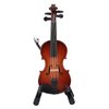 Wooden Miniature Cello with Stand,Bow and Case Mini Musical Instrument Miniature Dollhouse Model Home Decoration