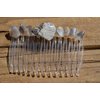 Banded Agate Stone Hair Comb