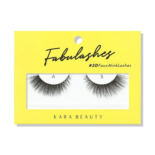 KARA BEAUTY FABULASHES 3D Faux Mink False Eyelashes - Style A5