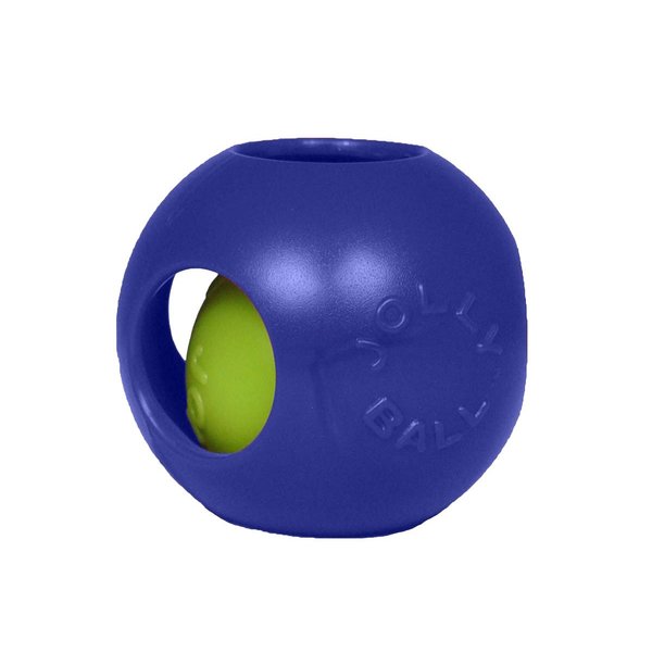 Jolly Pets Teaser Ball Dog Toy, Small/4.5 Inches, Blue
