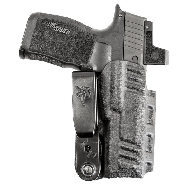 DeSantis Slim-Tuk, Inside The Waistband Gun Holster ,Black, KYDEX ,137KJ8JZ0, FITS: SIG SAUER P365, P365 SAS, P365X W/ ROMEOZERO