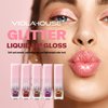 VIOLA HOUSE Lipgloss Glitter, Lipgloss Glossy Liquid Lipstick, Glossy Lipgloss Shimmering finish on the lips.5ML (cherry)