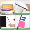 Office Desk Accessories 2pcs Computer Monitor Memo Board Message Board Transparent Acrylic Side Panel Sticky Note Board Left and Right Computer Note Board Suitable for Women Work Form Home Office