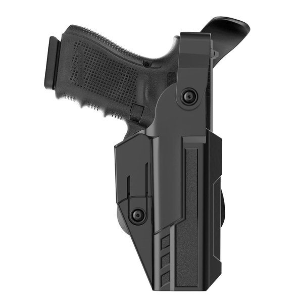 G19 Level 3 Retention Duty Holster for Glock 19/17 Gen 1 2 3 4 5, Glock 23/32 Gen 1 2 3 4, Glock 45/44/19X, Law Enforcement Duty Holster, Adjustable Retention/Cant Duty Belt Gun Holster - Right Handed