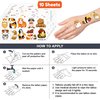 101 PCS Cute Guinea Pig Temporary Tattoos Themed Birthday Party Decorations Favors Supplies Décor Hamster Pet Mouse Animal Tattoo Stickers Gifts For Game Boys Girls Classroom School Prizes Reward