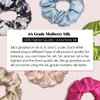 3Pack Silk Scrunchies For Hair 100% Pure Mulberry Silk 16 Momme Scrunchies With Elastic Band Silk Hair Scrunchies Hair Ties For Women Girls