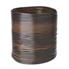 120ft Wicker Repair Supplies, Two-Tone Gradient Dark Brown with Light Brown Stripes, Plastic Rattan Material for Patio Chair Repair Flat Wicker Furniture Repair Replacement