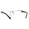 Multi Focus Progressive Reading Glasses 3 Powers in 1 Rectangle Silver +1.75