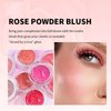 MAEPEOR Matte Face Blush 8 Colors Lightweight Natural Look Face Blush Long-Lasting and Highly Pigmented Powder Blush for Cheeks (Color 04)