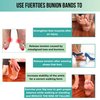 Fuertoes Bunion Corrector Resistance Bands, Hallux Valgus Toe Bands, Extra-Wide & Durable Foot Stretcher for Bunion Relief & Toe Alignment, Toe Corrector for Women & Men (Set of 2 Toe Straps)