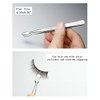 AUCH False Eyelashes Applicator Kit Fake Eyelash Placement Tools 3Pcs, Silver