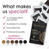 Marie-José & Co Henna Dye Set - Professional Grade Henna Tint for Spot Coloring - Good for 50 Applications (Dark Brown)