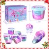 24 Pack Mermaid Slime Party Favors for Kids Slime Cup Bulk DIY Stress Relief Putty Toy Christmas Easter Birthday Goodie Bag Stuffer Classroom Reward for Girls Boys Stretchy & Non-Sticky