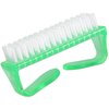 Beauticom (Pack of 4 Pieces) Mixed Colored Scrub Brush with Handle for use on Nails Brush, Cleaning Brush, Manicure Brush, Sanitize Brush, General Use Brush